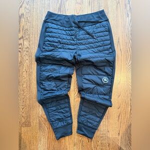 Backcountry Insulated Hybrid Joggers Black Quilted M